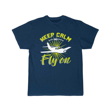 keep calm and fly on pilo T-SHIRT THE AV8R